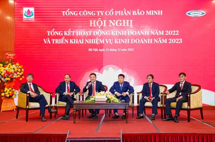 Hội nghị Tổng kết hoạt động kinh doanh năm 2022 của Tổng C&ocirc;ng ty Cổ phần Bảo Minh - Ảnh 1.