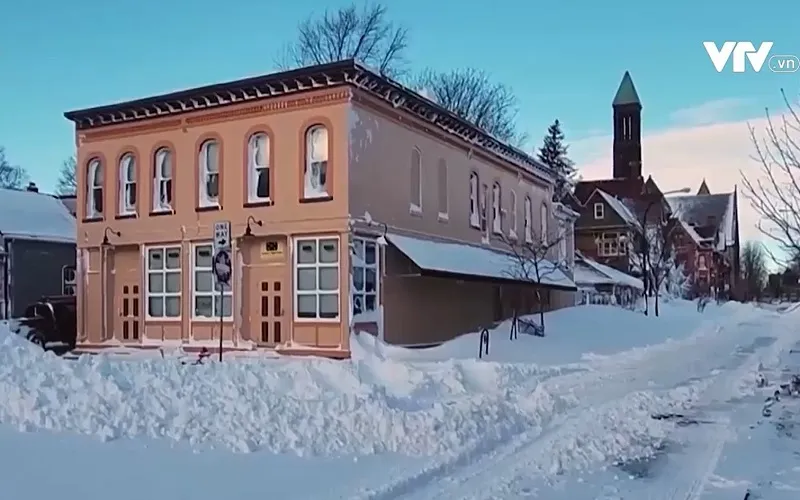 Nhiệt độ nhiều th&agrave;nh phố ở Mỹ giảm s&acirc;u đến -30 độ C - Ảnh 1.