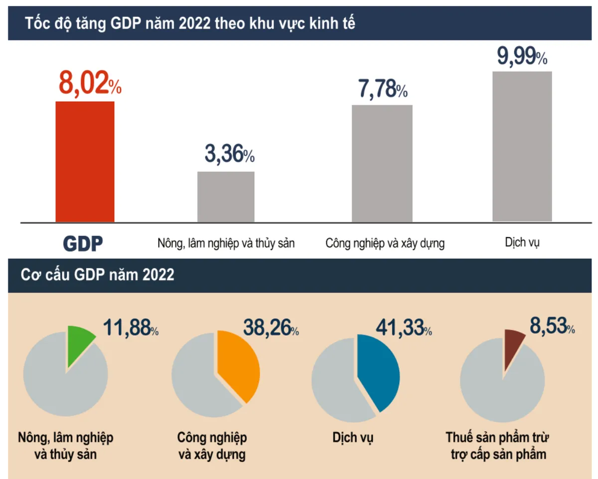 GDP năm 2022 tăng cao nhất trong hơn một thập kỷ - Ảnh 2.