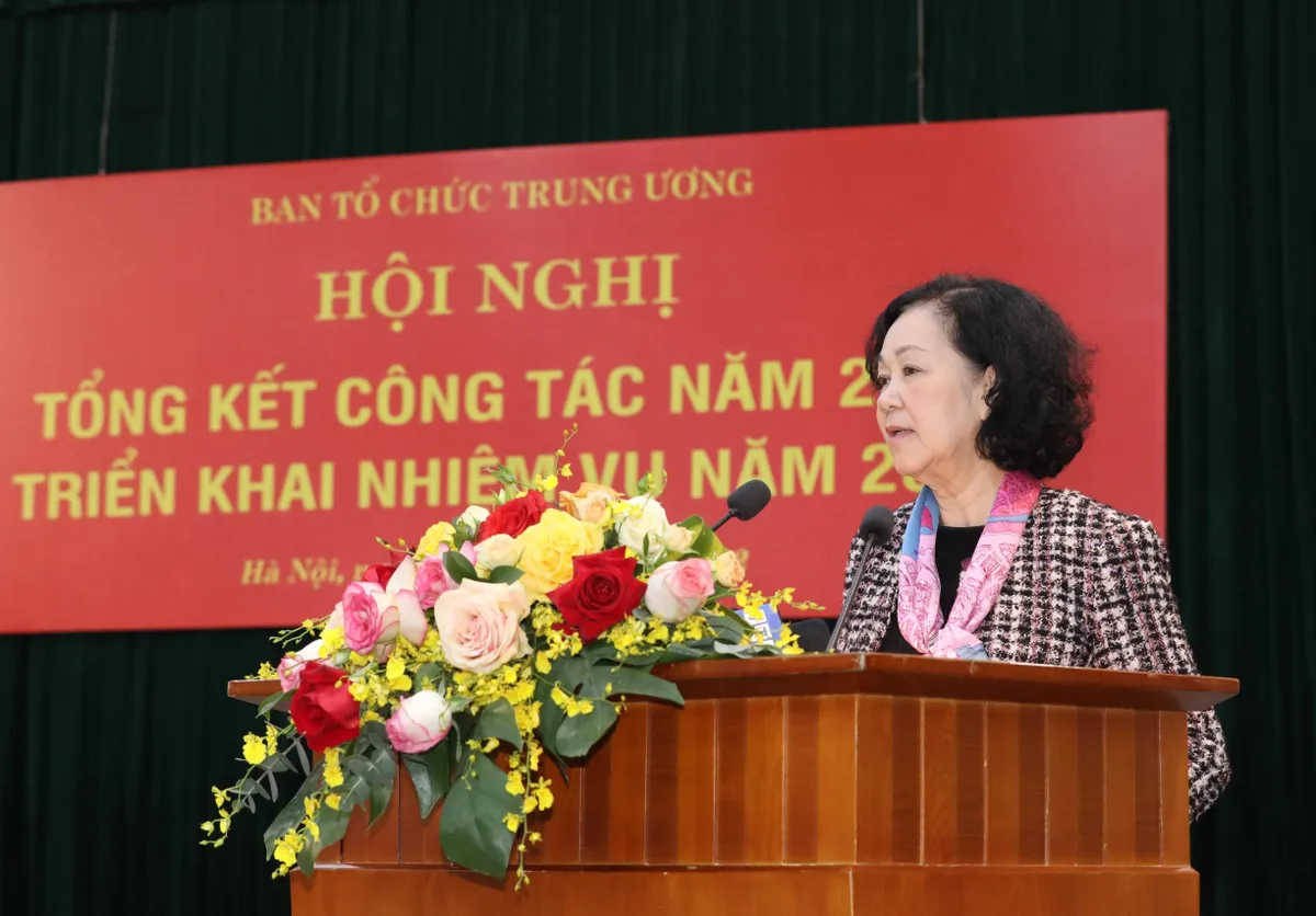 Hội nghị toàn quốc triển khai nhiệm vụ công tác tổ chức xây dựng Đảng năm 2023 - Ảnh 1.