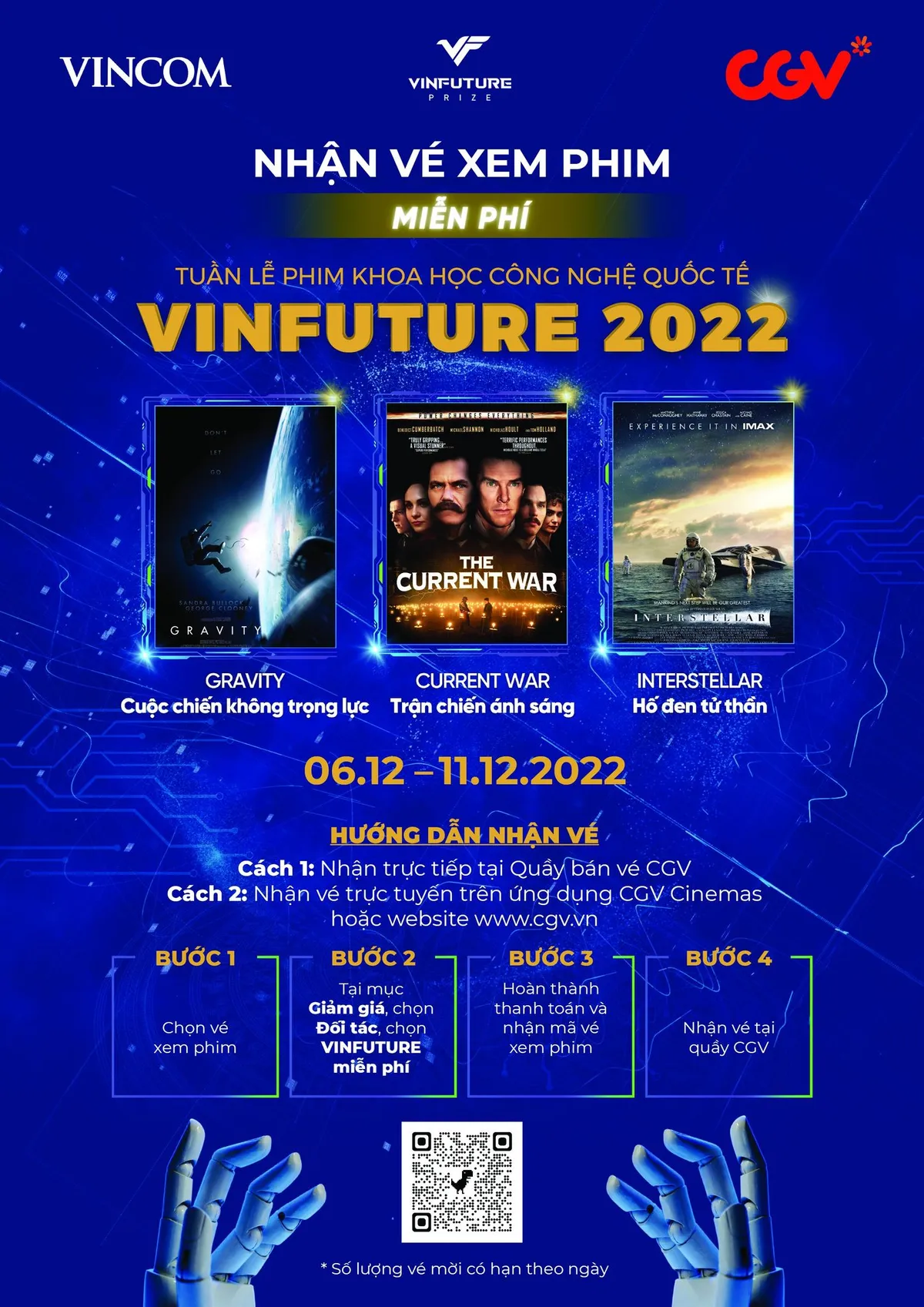 Tuần lễ khoa học – công nghệ VinFuture 2022 công chiếu 3 phim khoa học của Hollywood - Ảnh 4.