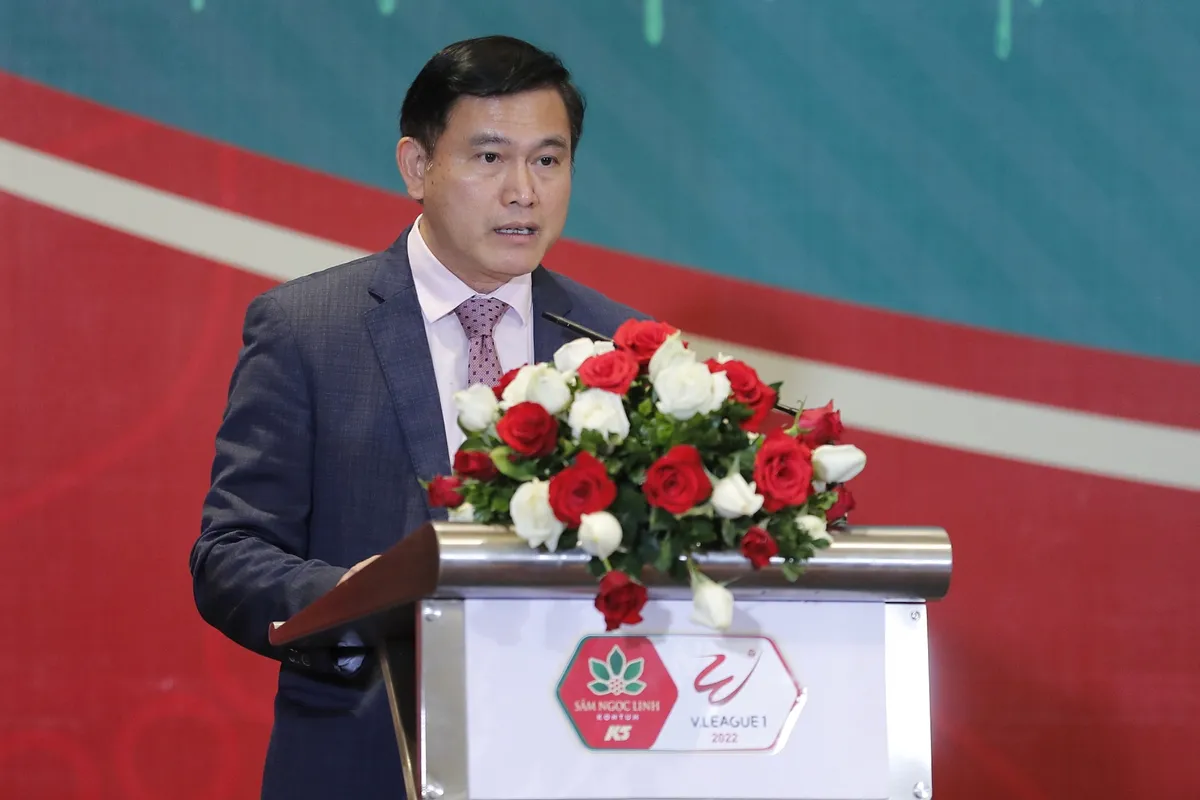Ra mắt nhà tài trợ chính cho V.League 1 - 2022 - Ảnh 1. Ra mắt nhà tài trợ chính cho V.League 1 - 2022 - Ảnh 1.