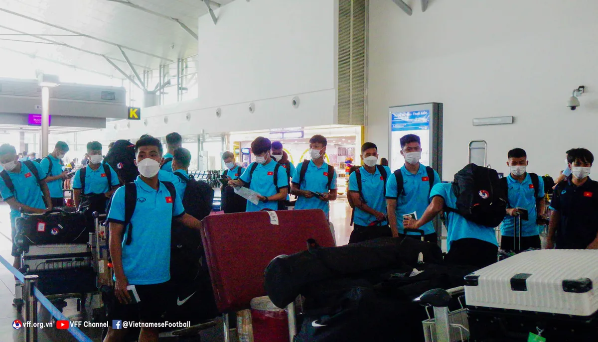 U23 Việt Nam lên đường sang Campuchia, tham dự giải U23 Đông Nam Á - Ảnh 1. U23 Việt Nam lên đường sang Campuchia, tham dự giải U23 Đông Nam Á - Ảnh 1.