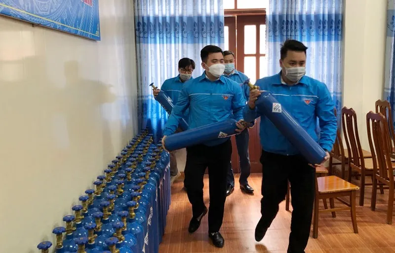 Hải Phòng khởi động mô hình ATM oxy hỗ trợ bệnh nhân COVID-19 điều trị tại nhà - Ảnh 1. Hải Phòng khởi động mô hình ATM oxy hỗ trợ bệnh nhân COVID-19 điều trị tại nhà - Ảnh 1.