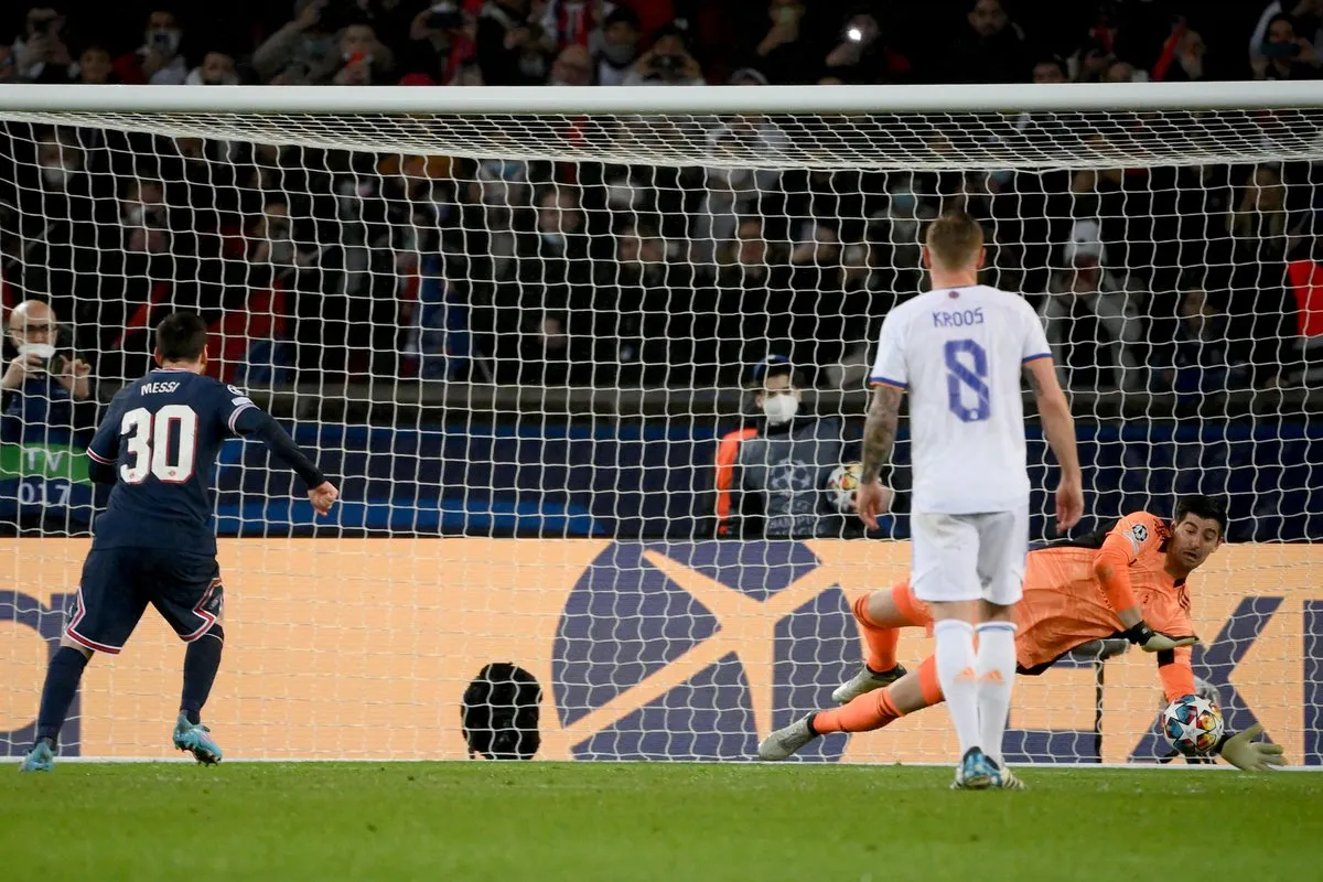 Kết quả vòng 1/8 UEFA Champions League hôm nay: PSG thắng tối thiểu Real Madrid, Man City thắng đậm Sporting - Ảnh 2. Kết quả vòng 1/8 UEFA Champions League hôm nay: PSG thắng tối thiểu Real Madrid, Man City thắng đậm Sporting - Ảnh 2.