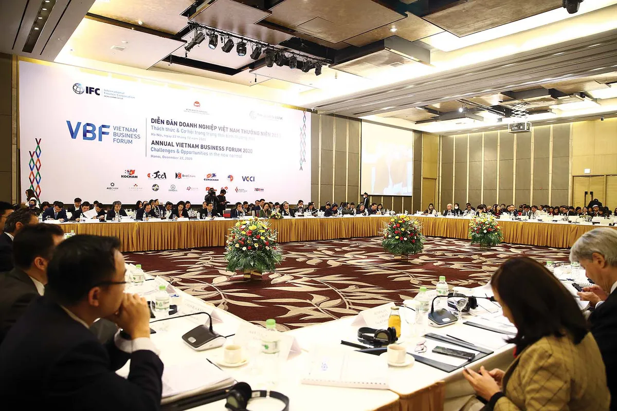 Khai mạc Diễn đàn doanh nghiệp Việt Nam thường niên 2022 - Ảnh 1. Khai mạc Diễn đàn doanh nghiệp Việt Nam thường niên 2022 - Ảnh 1.