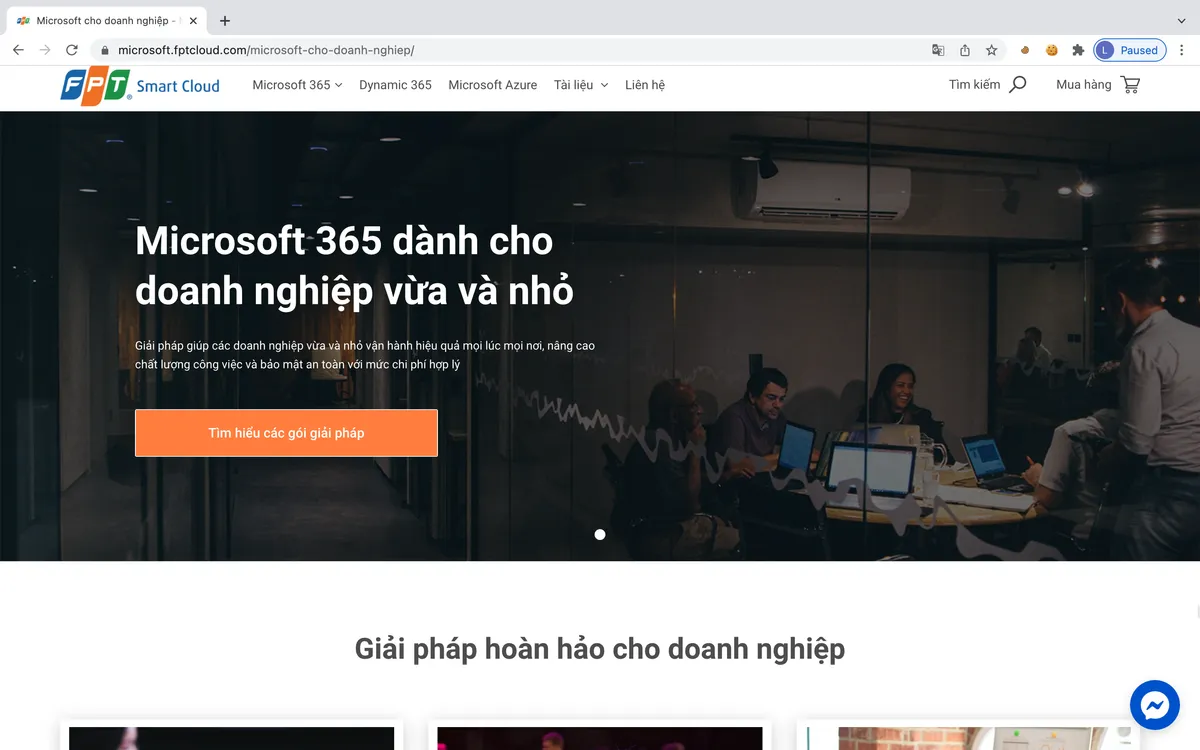 Ra mắt trang mua h&agrave;ng trực tuyến dịch vụ Microsoft cho doanh nghiệp tại Việt Nam - Ảnh 1.