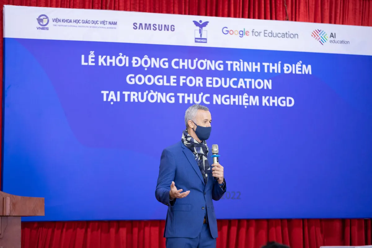 Samsung trao tặng Chromebook cho trường THCS Thực Nghiệm - Ảnh 4.