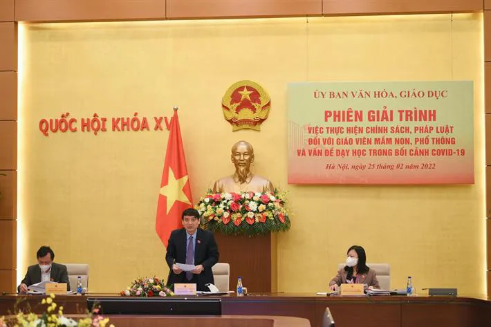 Kiến nghị không tinh giản biên chế đối với cấp học mầm non, tiểu học - Ảnh 1.