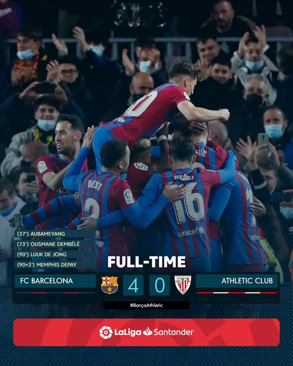 Aubameyang tiếp tục ghi bàn, Barca thắng đậm 4-0 Athletic Bilbao - Ảnh 4. Aubameyang tiếp tục ghi bàn, Barca thắng đậm 4-0 Athletic Bilbao - Ảnh 4.
