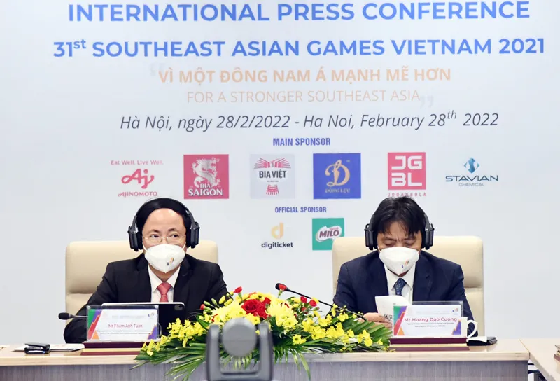 Hội nghị truyền thông quốc tế SEA Games 31 - Ảnh 2. Hội nghị truyền thông quốc tế SEA Games 31 - Ảnh 2.