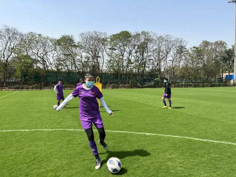 ĐT nữ Việt Nam tích cực tập luyện, sẵn sàng cho trận play-off gặp Đài Bắc Trung Hoa - Ảnh 4. ĐT nữ Việt Nam tích cực tập luyện, sẵn sàng cho trận play-off gặp Đài Bắc Trung Hoa - Ảnh 4.