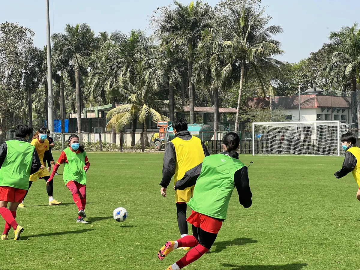 Đội tuyển Nữ Việt Nam tự tin thắng ĐT Đài Bắc Trung Hoa để giành vé dự World Cup - Ảnh 1. Đội tuyển Nữ Việt Nam tự tin thắng ĐT Đài Bắc Trung Hoa để giành vé dự World Cup - Ảnh 1.