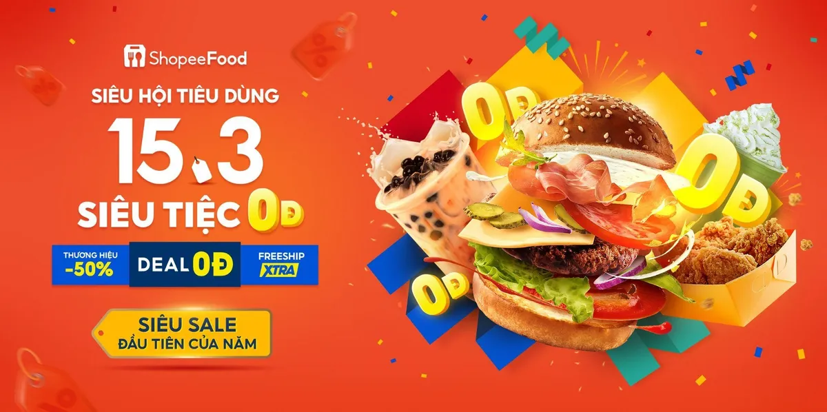 Ngồi tại nh&agrave; ăn cả thế giới với loạt ưu đ&atilde;i cực &ldquo;nhiệt&rdquo; đến từ Si&ecirc;u hội ti&ecirc;u d&ugrave;ng 15.3 - Si&ecirc;u tiệc 0Đ - Ảnh 1.