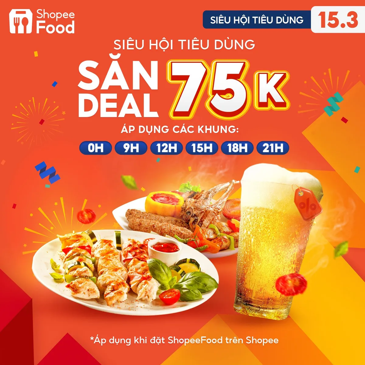 Ngồi tại nh&agrave; ăn cả thế giới với loạt ưu đ&atilde;i cực &ldquo;nhiệt&rdquo; đến từ Si&ecirc;u hội ti&ecirc;u d&ugrave;ng 15.3 - Si&ecirc;u tiệc 0Đ - Ảnh 4.