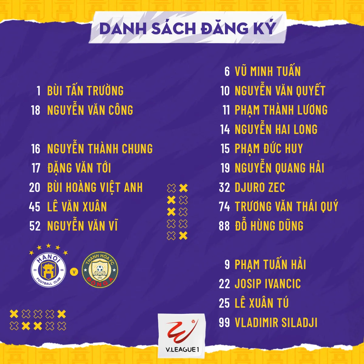 Quang Hải có tên trong danh sách cầu thủ gặp Đông Á Thanh Hóa - Ảnh 1.
