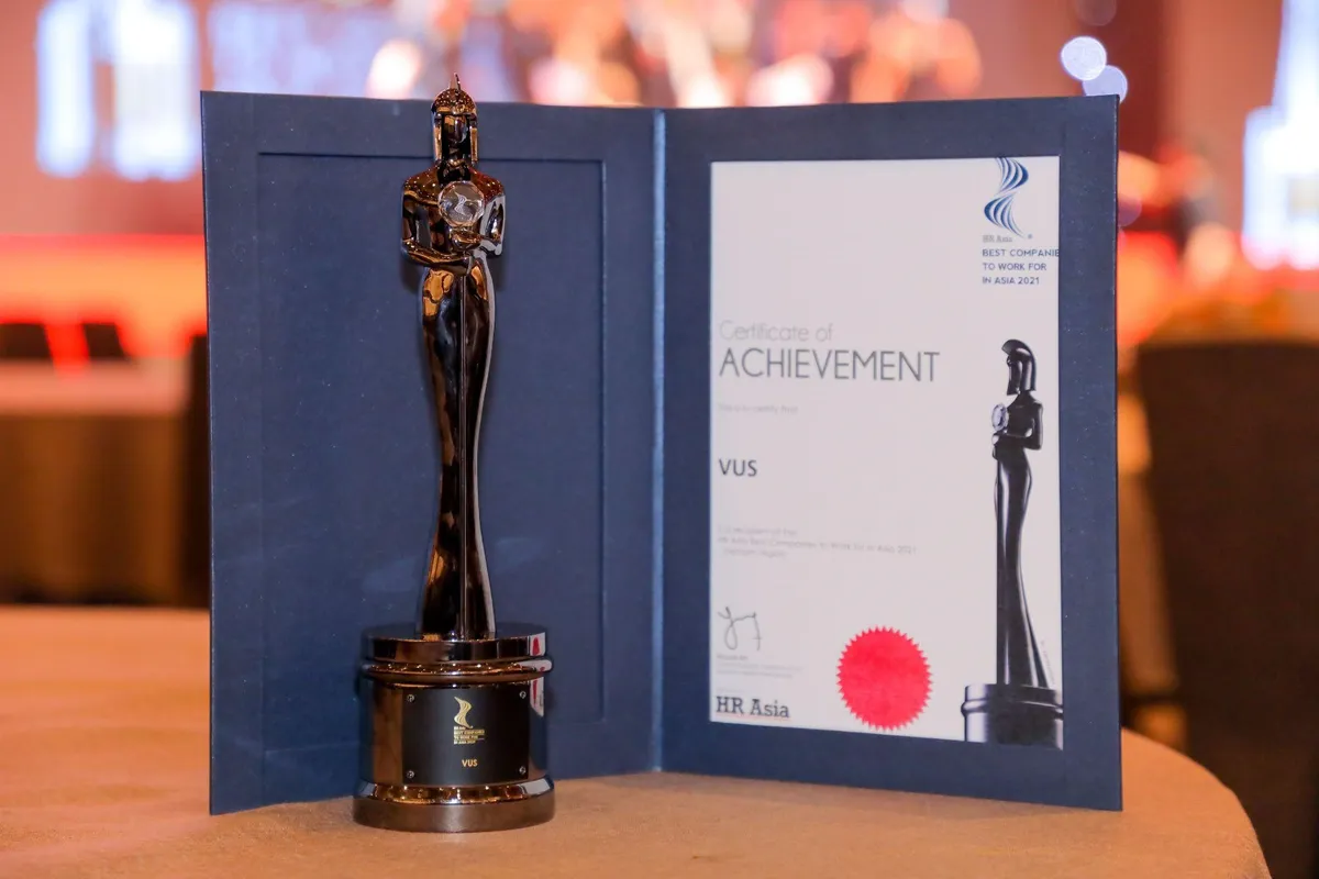4 gi&aacute; trị gi&uacute;p VUS đạt giải &ldquo;Nơi l&agrave;m việc tốt nhất ch&acirc;u &Aacute; 2021&rdquo; - Ảnh 1.