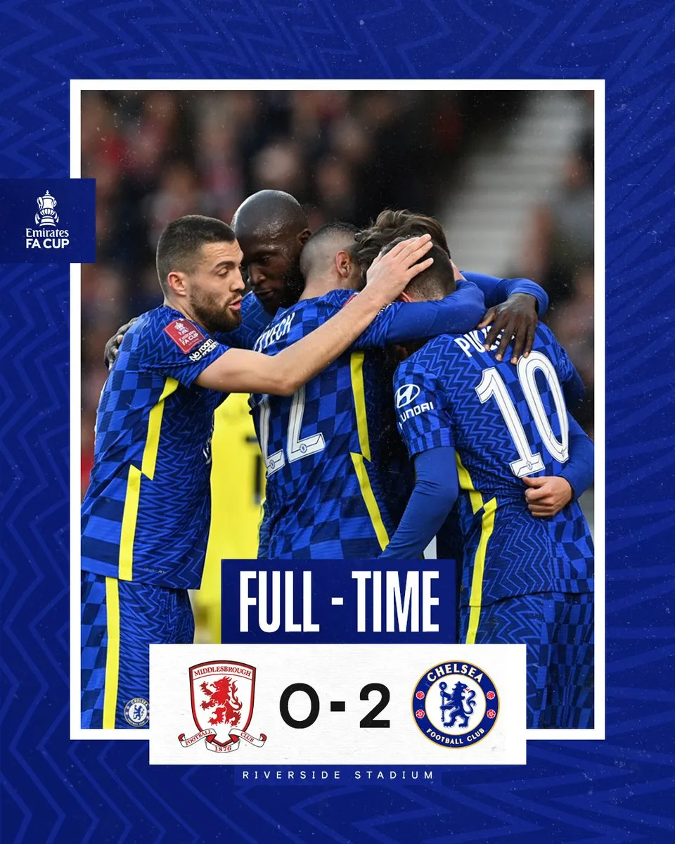 Thắng thuyết phục Middlesbrough, Chelsea giành vé vào bán kết FA Cup - Ảnh 4. Thắng thuyết phục Middlesbrough, Chelsea giành vé vào bán kết FA Cup - Ảnh 4.