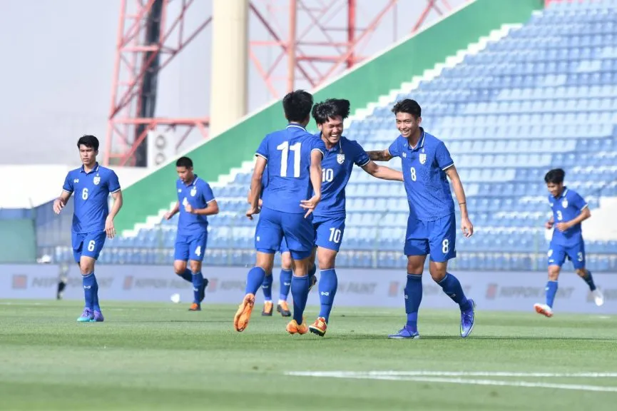 U23 Thái Lan thua đậm U23 Trung Quốc tại giải giao hữu Dubai Cup 2022 - Ảnh 2. U23 Thái Lan thua đậm U23 Trung Quốc tại giải giao hữu Dubai Cup 2022 - Ảnh 2.