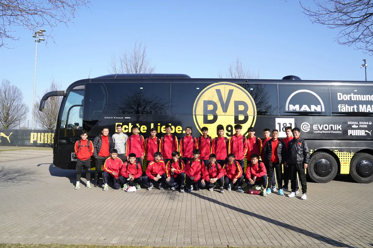 Đội tuyển U17 Việt Nam và tuần tập huấn đáng nhớ tại Dortmund - Ảnh 6. Đội tuyển U17 Việt Nam và tuần tập huấn đáng nhớ tại Dortmund - Ảnh 6.