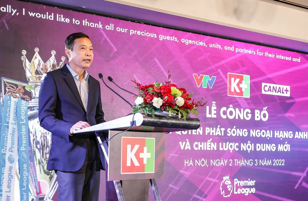 K+ công bố bản quyền phát sóng Ngoại hạng Anh trong 3 mùa giải 2022 - 2025 - Ảnh 1. K+ công bố bản quyền phát sóng Ngoại hạng Anh trong 3 mùa giải 2022 - 2025 - Ảnh 1.
