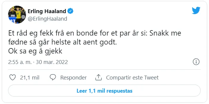 Haaland đăng tải một th&ocirc;ng điệp b&iacute; ẩn tr&ecirc;n Twitter, điều n&agrave;y c&oacute; nghĩa l&agrave; g&igrave;? - Ảnh 2.