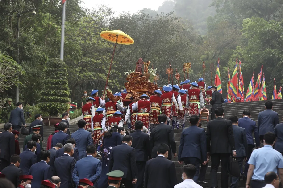 Long trọng tổ chức Lễ dâng hương tưởng niệm các Vua Hùng - Ảnh 5.