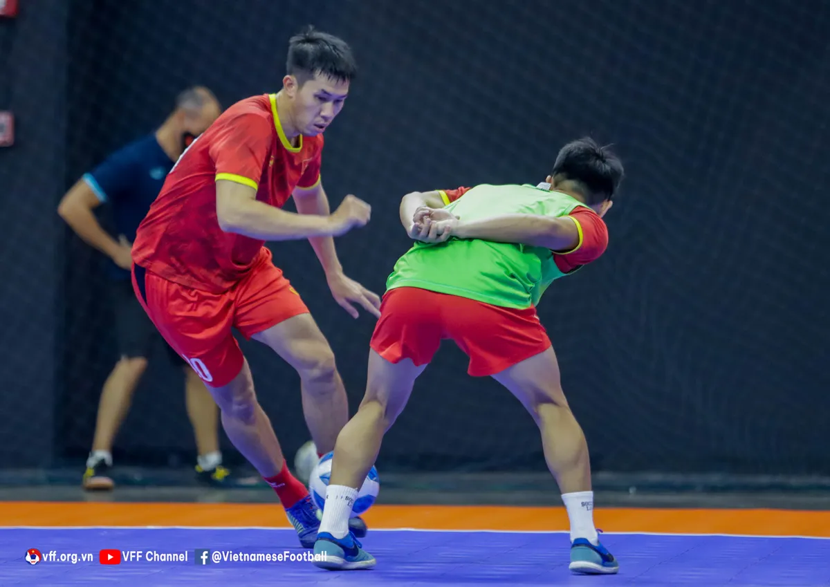 ĐT Futsal Việt Nam gia nhập hoạt động chính thức tại Giải Futsal Vô địch Đông Nam Á 2022 - Ảnh 3. ĐT Futsal Việt Nam gia nhập hoạt động chính thức tại Giải Futsal Vô địch Đông Nam Á 2022 - Ảnh 3.