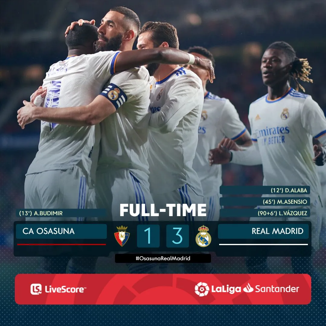 Vòng 33 La Liga | Real Madrid đánh bại Osasuna, Atletico hòa thất vọng - Ảnh 2. Vòng 33 La Liga | Real Madrid đánh bại Osasuna, Atletico hòa thất vọng - Ảnh 2.