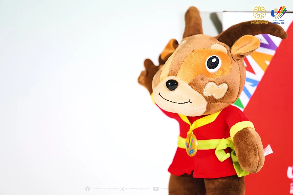 ẢNH: Sao La – linh vật SEA Games 31 ra mắt người hâm mộ phiên bản thú nhồi bông - Ảnh 10.