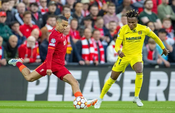 Thiago được vinh danh trong trận Liverpool thắng Villarreal - Ảnh 1. Thiago được vinh danh trong trận Liverpool thắng Villarreal - Ảnh 1.