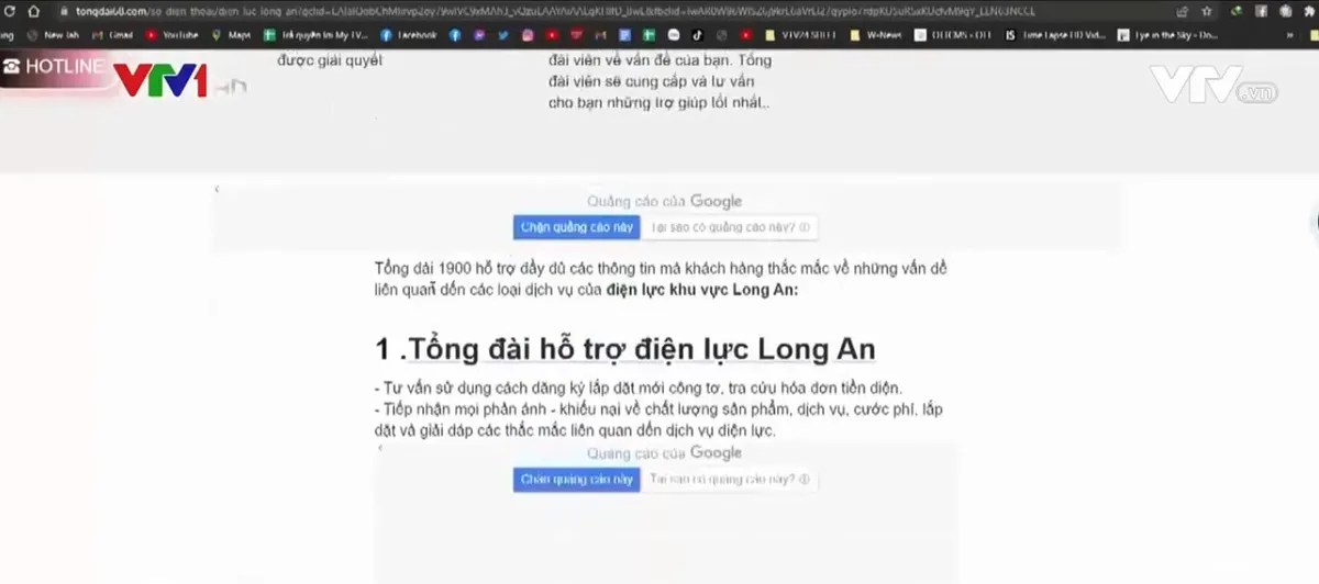 Người dân mất tiền vì trang web tự nhận là Tổng đài Điện lực - Ảnh 1.