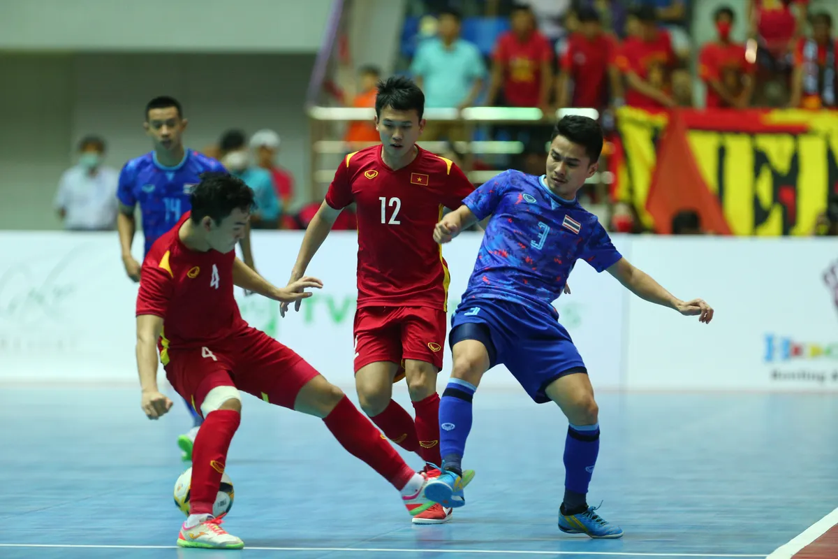 ĐT futsal Việt Nam giành huy chương đồng SEA Games 31 - Ảnh 2. ĐT futsal Việt Nam giành huy chương đồng SEA Games 31 - Ảnh 2.