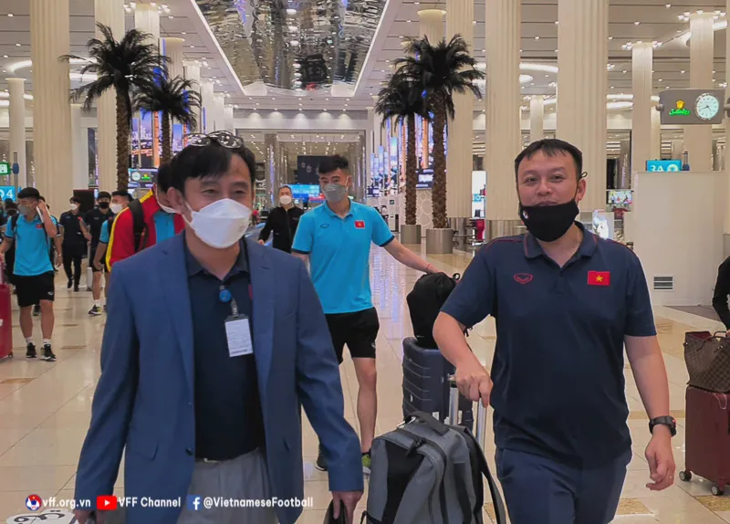 ĐT U23 Việt Nam đã tới UAE, sẵn sàng cho đợt tập huấn trước thềm VCK U23 châu Á 2022 - Ảnh 1. ĐT U23 Việt Nam đã tới UAE, sẵn sàng cho đợt tập huấn trước thềm VCK U23 châu Á 2022 - Ảnh 1.