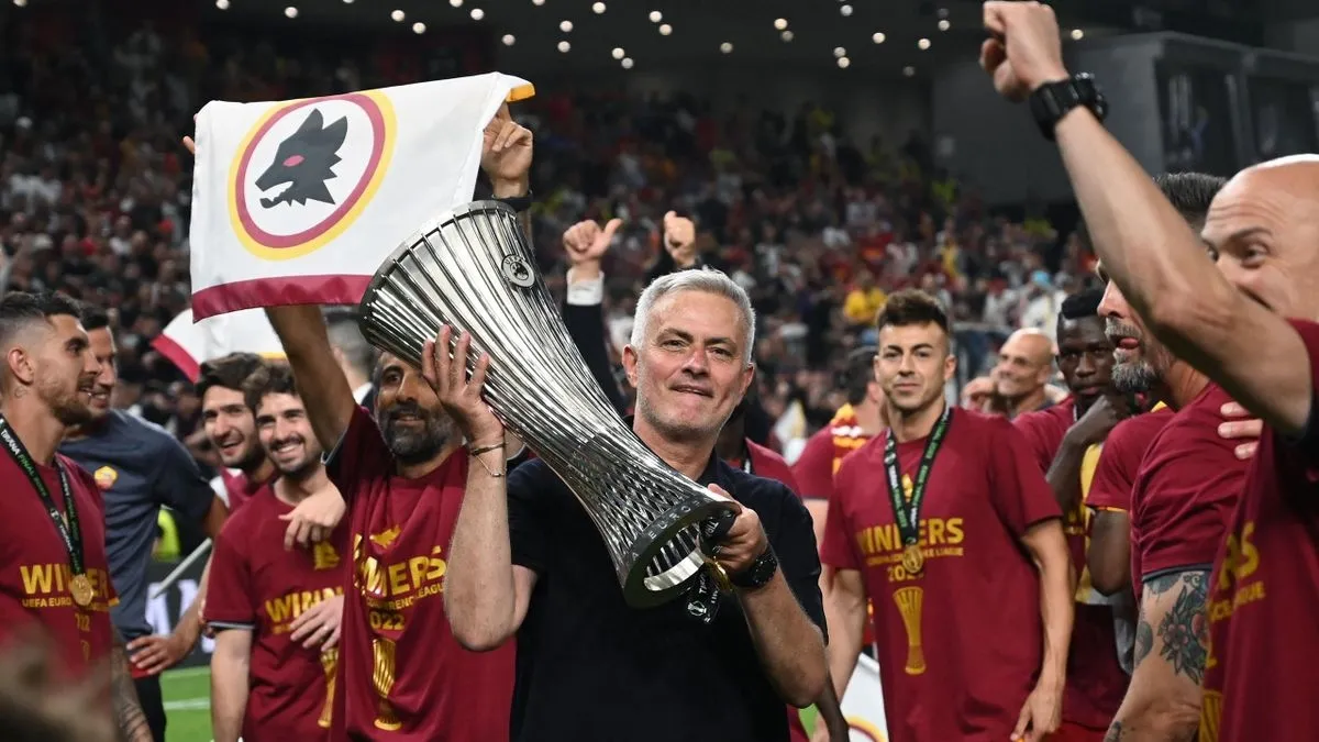 AS Roma giành chức vô địch Europa Conference League - Ảnh 2. AS Roma giành chức vô địch Europa Conference League - Ảnh 2.