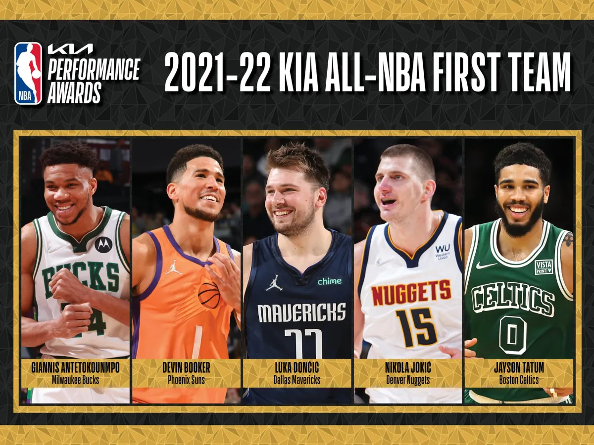 NBA công bố đội hình tiêu biểu mùa giải 2021/22 - Ảnh 1. NBA công bố đội hình tiêu biểu mùa giải 2021/22 - Ảnh 1.