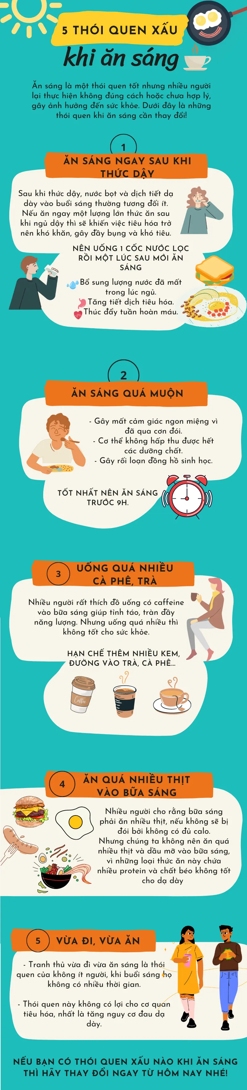 5 thói quen xấu khi ăn sáng bạn nên bỏ ngay - Ảnh 1.