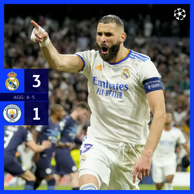 Real Madrid ngược dòng khó tin, loại Man City để ghi tên vào chung kết Champions League - Ảnh 7. Real Madrid ngược dòng khó tin, loại Man City để ghi tên vào chung kết Champions League - Ảnh 7.