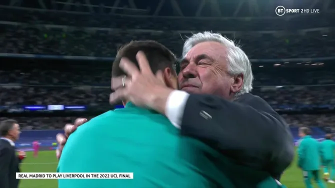 Giọt nước mắt hạnh phúc của Ancelotti khi Real Madrid lội ngược dòng ngoạn mục trước Man City - Ảnh 2. Giọt nước mắt hạnh phúc của Ancelotti khi Real Madrid lội ngược dòng ngoạn mục trước Man City - Ảnh 2.