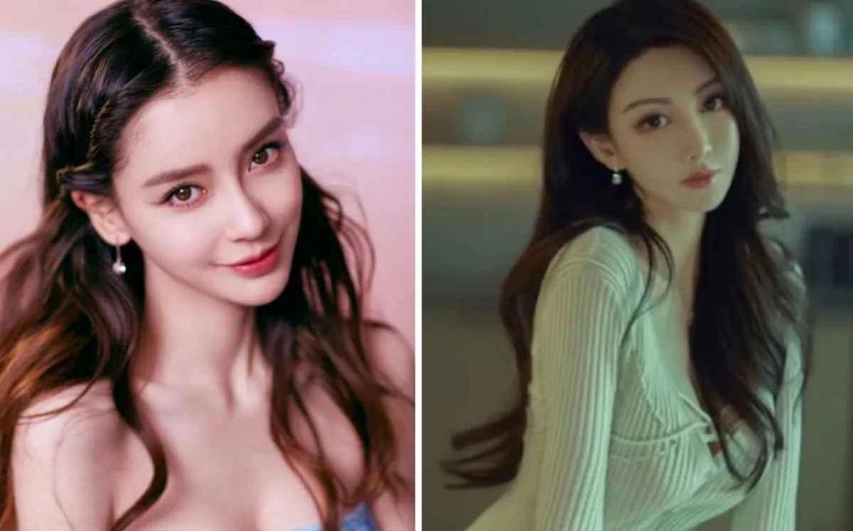 Bạn gái tin đồn của Huỳnh Hiểu Minh giống Angelababy - Ảnh 2.