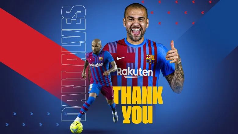 Dani Alves viết tâm thư chia tay Barcelona - Ảnh 2. Dani Alves viết tâm thư chia tay Barcelona - Ảnh 2.