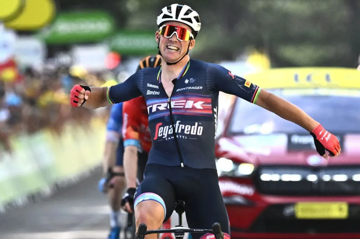 Mads Pedersen về nhất chặng 13 Tour de France, áo vàng chưa đổi chủ - Ảnh 1. Mads Pedersen về nhất chặng 13 Tour de France, áo vàng chưa đổi chủ - Ảnh 1.