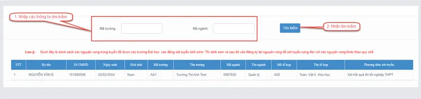 Chi tiết cách đăng ký xét tuyển đại học trên hệ thống - Ảnh 6. Chi tiết cách đăng ký xét tuyển đại học trên hệ thống - Ảnh 6.