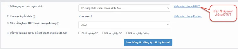 Chi tiết cách đăng ký xét tuyển đại học trên hệ thống - Ảnh 9. Chi tiết cách đăng ký xét tuyển đại học trên hệ thống - Ảnh 9.