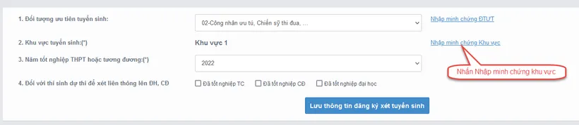 Chi tiết cách đăng ký xét tuyển đại học trên hệ thống - Ảnh 11. Chi tiết cách đăng ký xét tuyển đại học trên hệ thống - Ảnh 11.