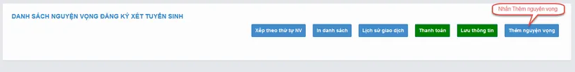 Chi tiết cách đăng ký xét tuyển đại học trên hệ thống - Ảnh 14. Chi tiết cách đăng ký xét tuyển đại học trên hệ thống - Ảnh 14.