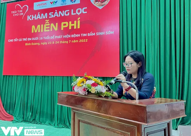 Chương trình “Trái tim cho em” tổ chức khám sàng lọc bệnh tim bẩm sinh tại tỉnh Bình Dương - Ảnh 1.