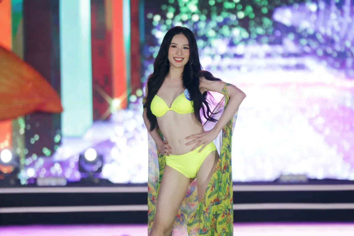 Đêm thi Người đẹp Biển bùng nổ của Miss World Vietnam 2022 - Ảnh 22.