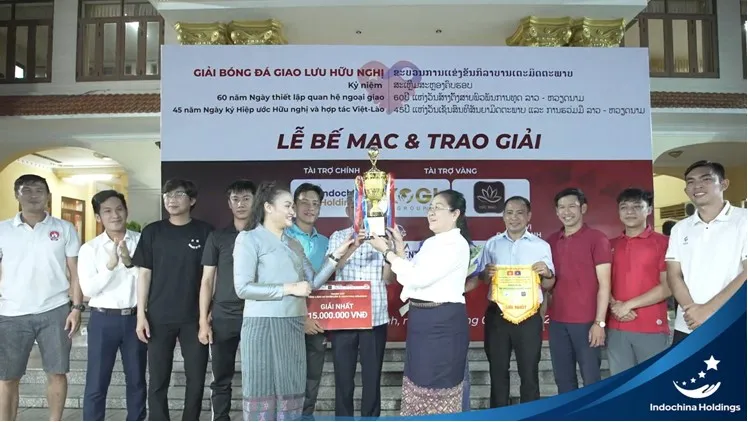 Giải bóng đá giao lưu hữu nghị Việt - Lào - Ảnh 5.