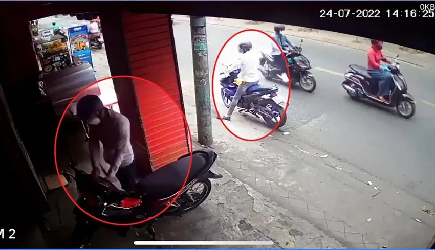 Đuổi theo kẻ trộm xe m&aacute;y, c&ocirc; g&aacute;i 19 tuổi ng&atilde; lăn ra đường - Ảnh 1.